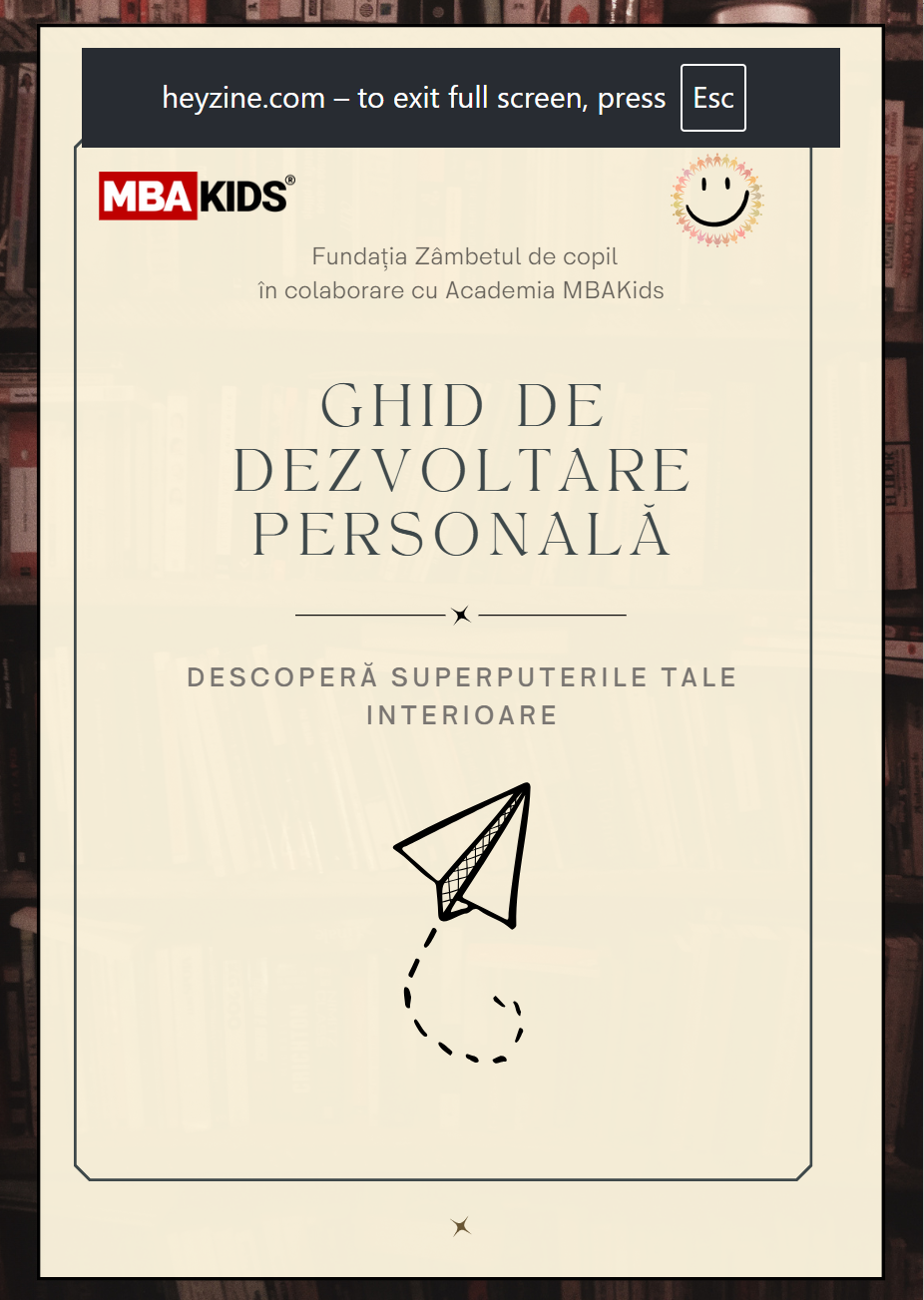 Ghid Dezvoltare Personala pentru Adolescenti